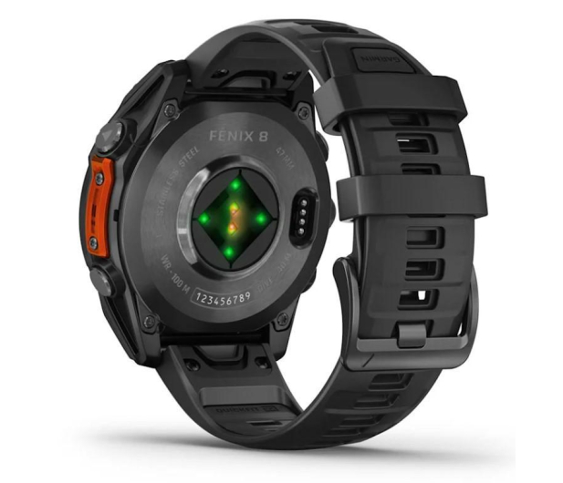 Garmin fenix 8 AMOLED 47mm szary z czarnym paskiem - 1277067 - zdjęcie 3